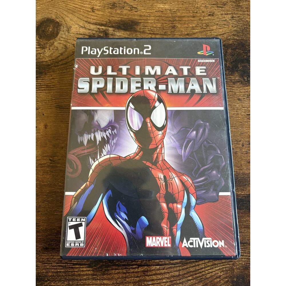 Ultimate Spiderman (Sony PlayStation 2, 2005) PS2 / Case & MANUAL ONLY / No Game